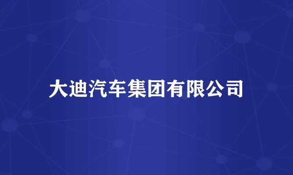 大迪汽车集团有限公司