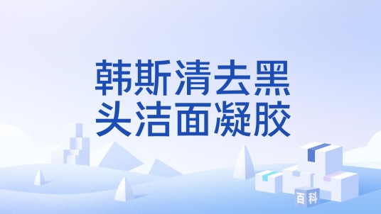 韩斯清去黑头洁面凝胶