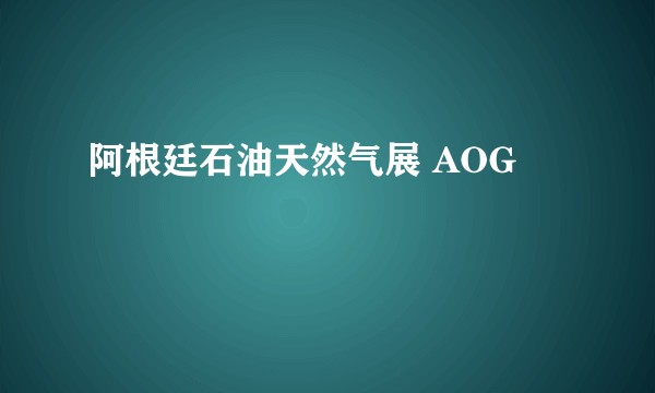 阿根廷石油天然气展 AOG