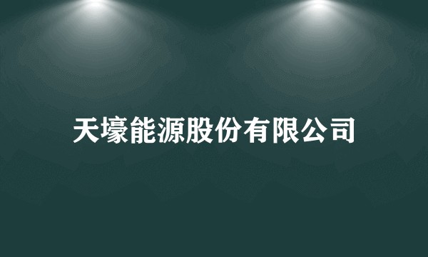 天壕能源股份有限公司