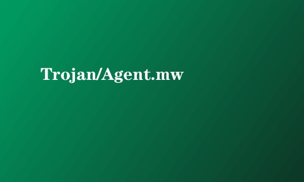 Trojan/Agent.mw
