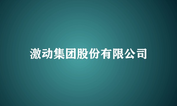 激动集团股份有限公司