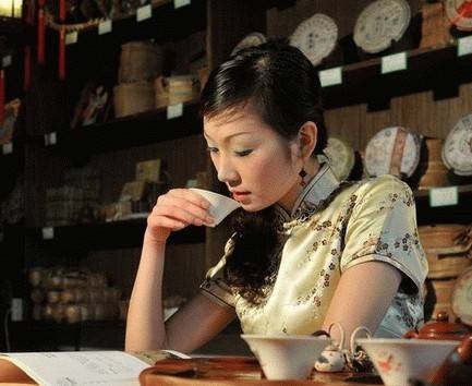 喝茶（吃晚饭）
