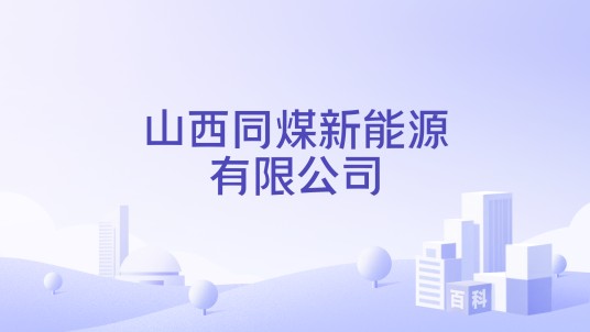 山西同煤新能源有限公司