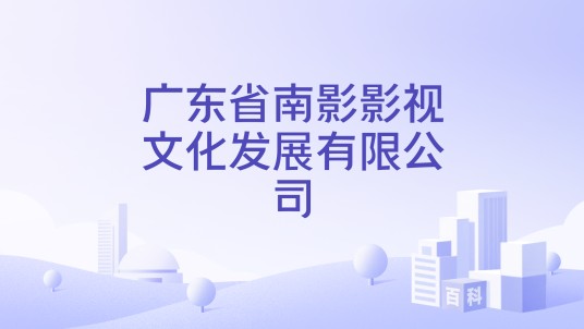 广东省南影影视文化发展有限公司