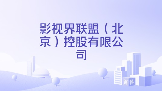 影视界联盟（北京）控股有限公司