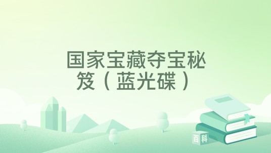 国家宝藏夺宝秘笈（蓝光碟）