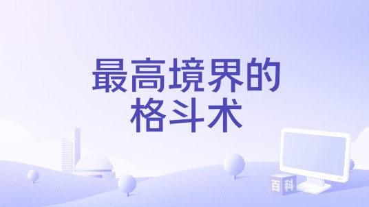 最高境界的格斗术
