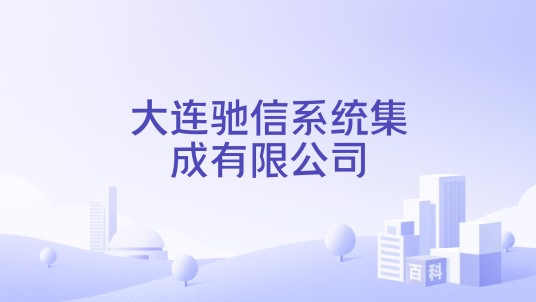 大连驰信系统集成有限公司