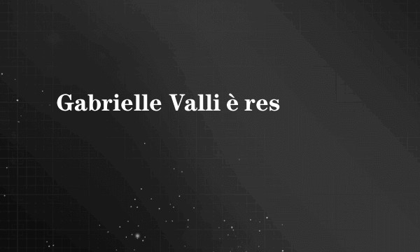 Gabrielle Vallières