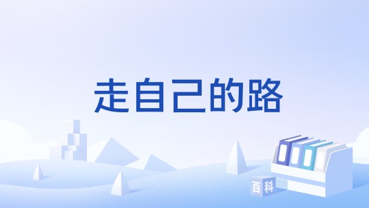 走自己的路（重要论断）