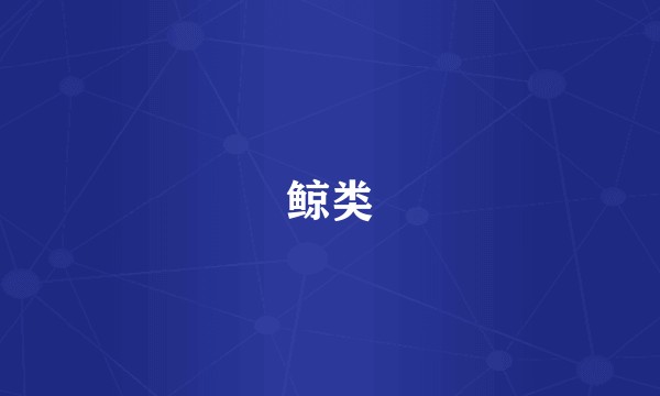 鲸类