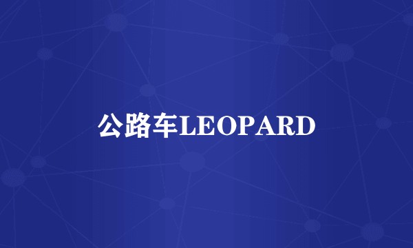 公路车LEOPARD