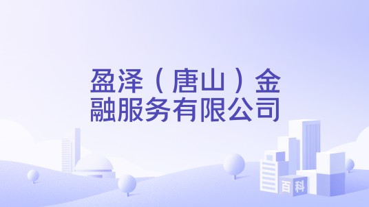 盈泽（唐山）金融服务有限公司