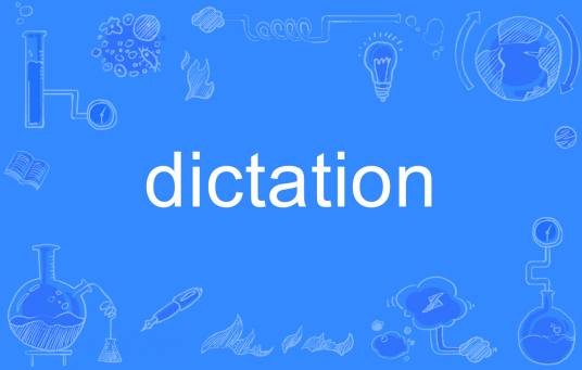 dictation