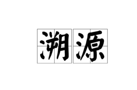 溯源（汉语词语，探求本源）