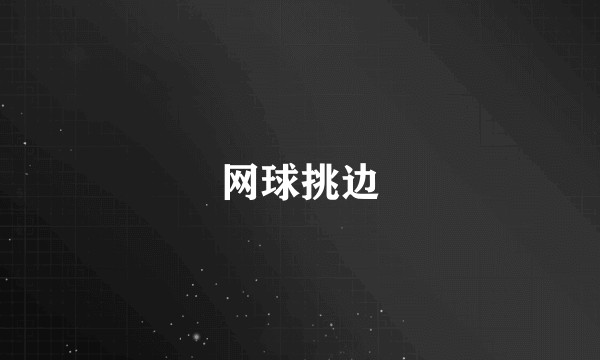 网球挑边