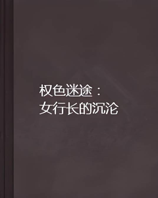 权色迷途：女行长的沉沦