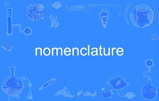 nomenclature