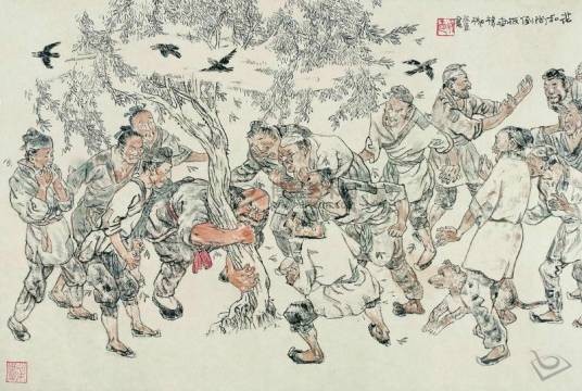 倒拔垂杨柳（《水浒传》中的故事情节）