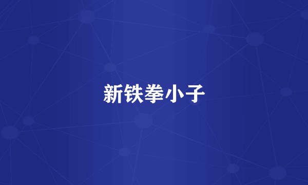新铁拳小子