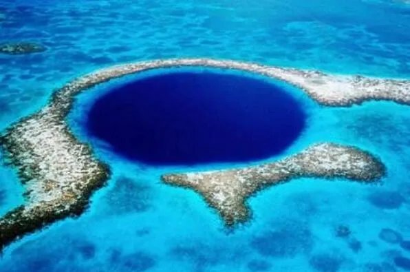 世界十大地理奇观 伯利兹蓝洞上榜，第八是“地狱之门”