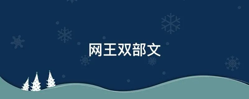 网王双部文