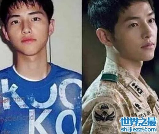 宋仲基整容前的照片对比,和亲妹妹容貌相差巨大
