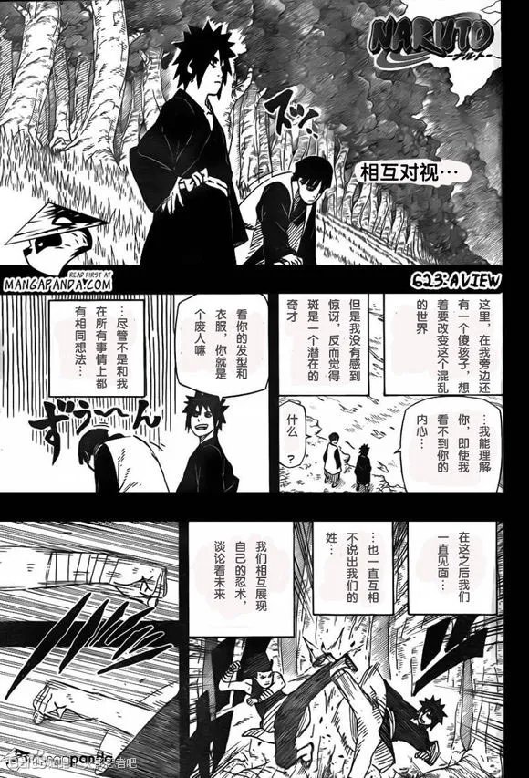 火影忍者最新623话更新《相互对视》充满爱意