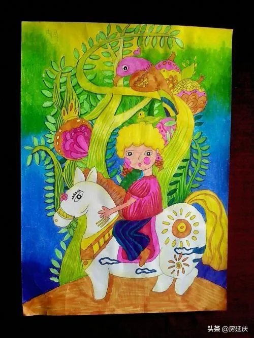 阳光下成长绘画作品主题的画该怎么画？