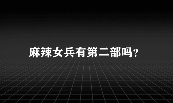 麻辣女兵有第二部吗？