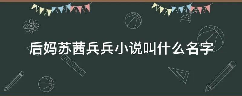 后妈苏茜兵兵小说叫什么名字