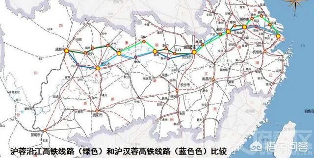 沪汉蓉沿江高铁最终走向是什么？