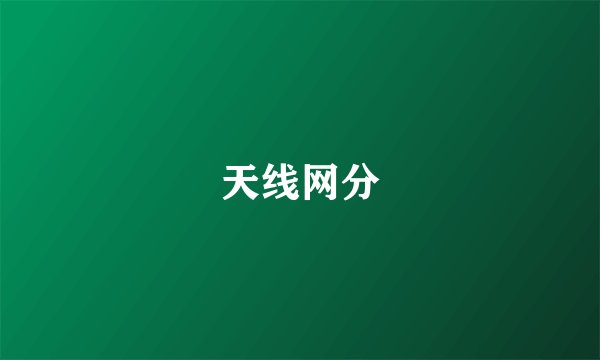 天线网分