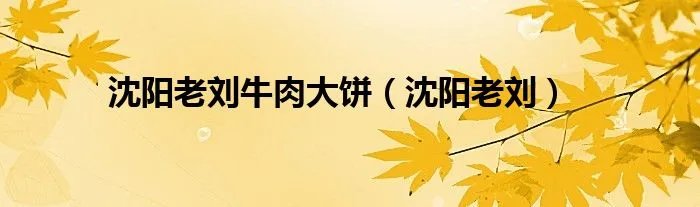 沈阳老刘牛肉大饼（沈阳老刘）