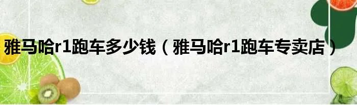 雅马哈r1跑车多少钱（雅马哈r1跑车专卖店）