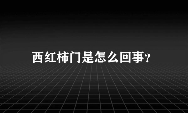 西红柿门是怎么回事？