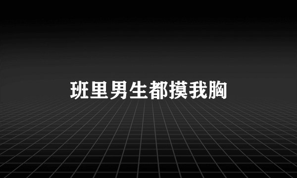 班里男生都摸我胸