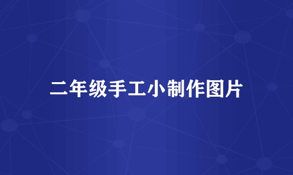 二年级手工小制作图片