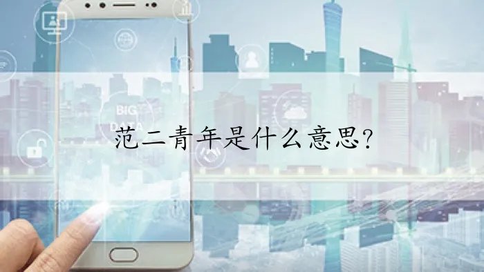 范二青年是什么意思?