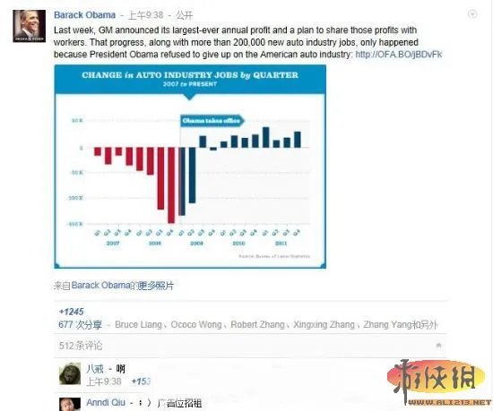 匪夷所思!中国网民成功占领奥巴马Google+