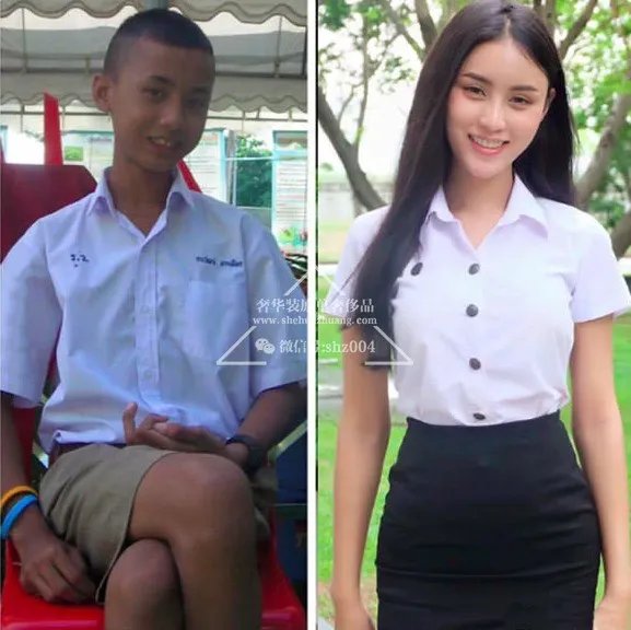 惊人!一波人妖变身前后对比照（组图）