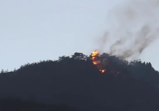 韩国萨德部署地附近山头突发大火是什么原因呢？