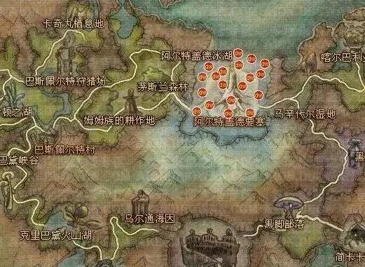 《永恒之塔》奥德采集1-499采集路线一览