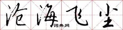 沧海飞尘