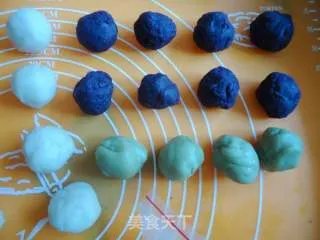 紫薯冰皮月饼