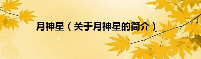 月神星（关于月神星的简介）