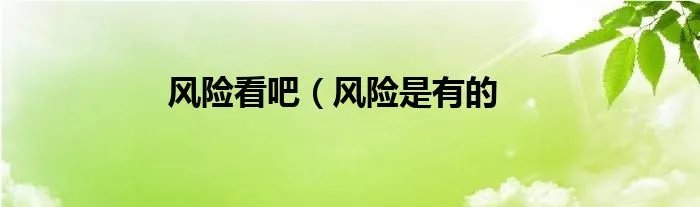 风险看吧（风险是有的