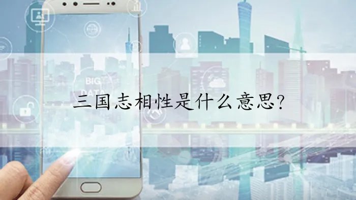 三国志相性是什么意思？