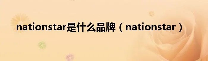 nationstar是什么品牌(nationstar)